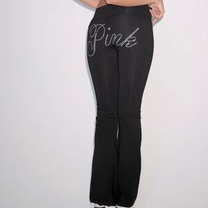 Victoria secret bedazzled flare leggings🖤